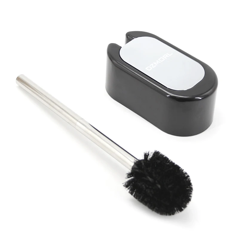 

Fashion Creative Wall-mounted Toilet Brush Set with A Base Stainless Steel Handle Automatic Switch Toilet Brush Storage Box