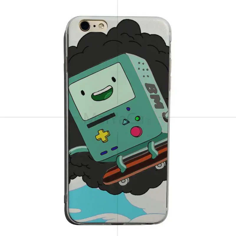 MaiYaCa adventure time cute For iphone 7plus 8 Pattern tpu Soft Phone Accessories Cover Case For iPhone X 8 7 6S Cellphones
