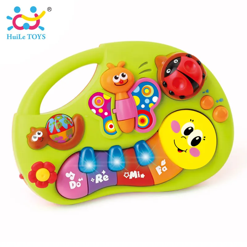 HUILE TOYS 927 Baby Toys Learning Machine Toy with Lights & Music & Learning Stories Toy Musical Instrument for Toddler 6 month+