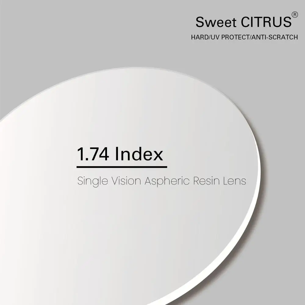 1.74 Index Lens Сладкие цитрусовые бескаркасные B титановые оправы для очков оптическая оправа по рецепту оправа для очков женские очки для глаз - Цвет оправы: 1.74 Index Lens