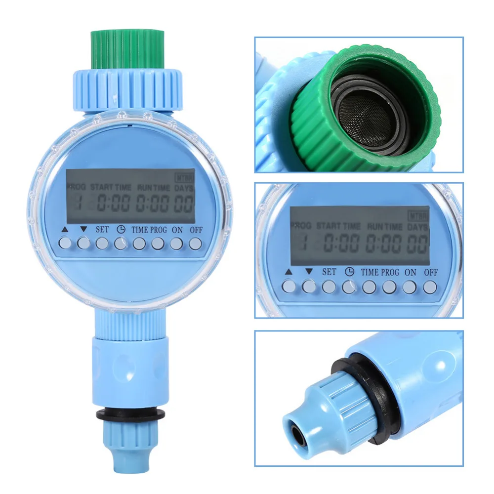 

1PC LCD Digital Watering Timer AC Garden Water Timer Auto Water Saving Irrigation Controller US Plug High Quality