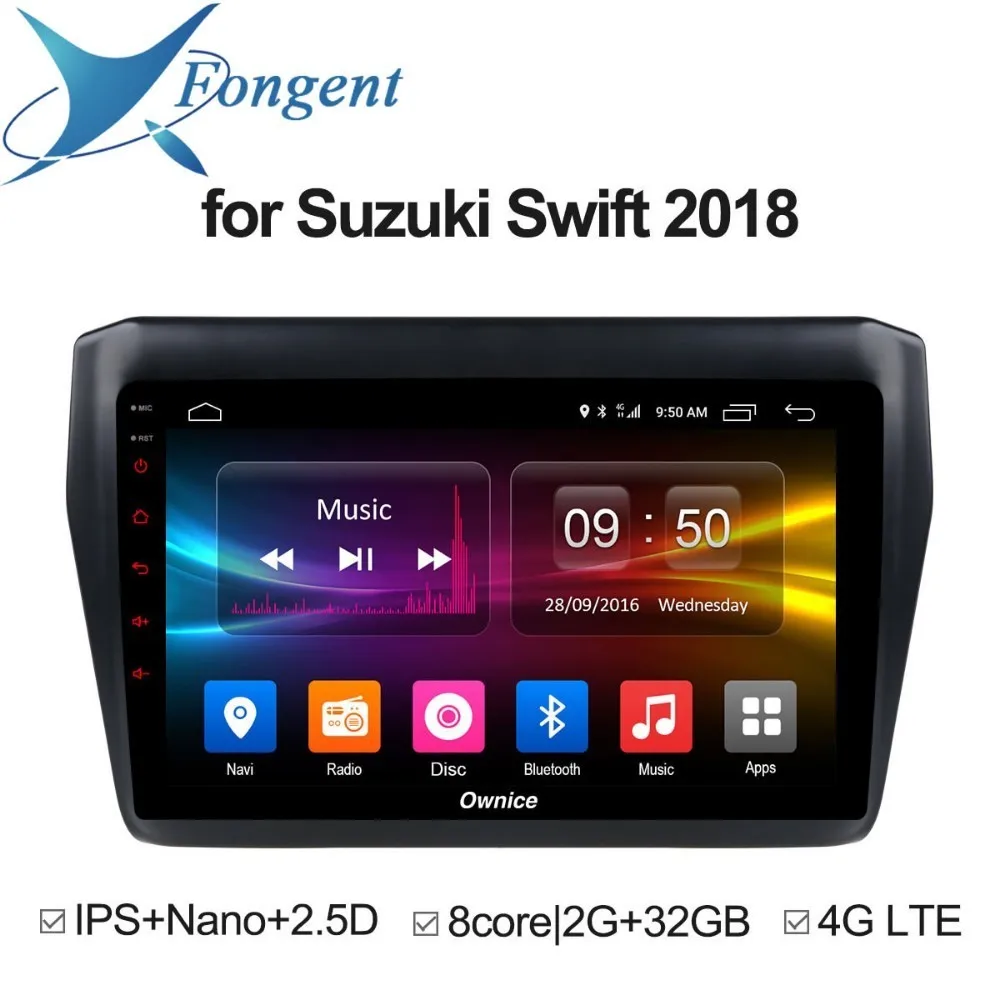 

For Suzuki Swift 2018 Android Unit Car dvd Radio Multimedia Computer System Stereo gps navigator audio video player ISP Screen
