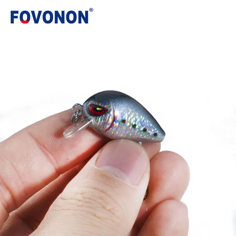 FOVONON мини Картеры 1 шт. рыболовная приманка 3 см 8 г крошечные высокого качества
