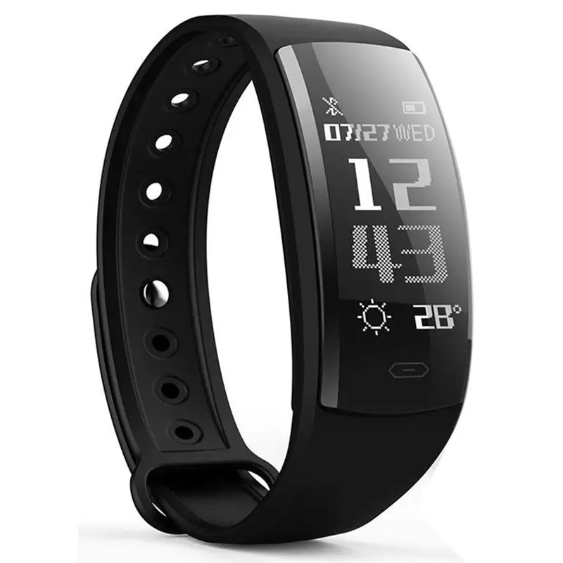 QS90 Fitness Tracker Mit Herz Rate Monitor, Smart Uhr Aktivität Tracker