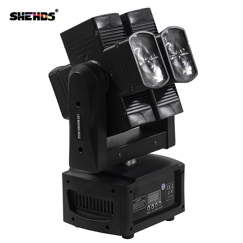Сценический прожектор SHEHDS светодиодный DMX 8x10 Вт RGBW 4 в 1 движущийся головной