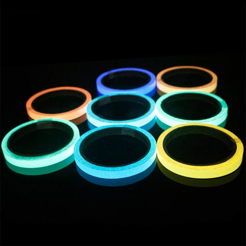 

Fashion Luminous Tape Adhesive Bond House Stage Design Accessories Home Car PET PVC Warning Tape Glow Wall Sticker Emergency