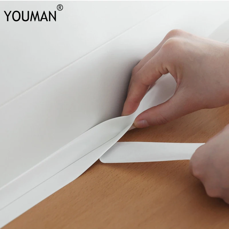خلفيات YOUMAN DIY ورق حائط ذاتي اللصق الحدود الجدار ملصق PVC 3d ورق جدران من الفينيل ورق حائط المطبخ الطابق الفينيل جدار
