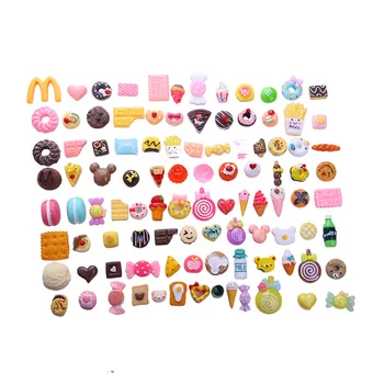 

Luckdoll pack of 100 different mini food doll accessories toys for 18-inch dolls and 43cm Doll