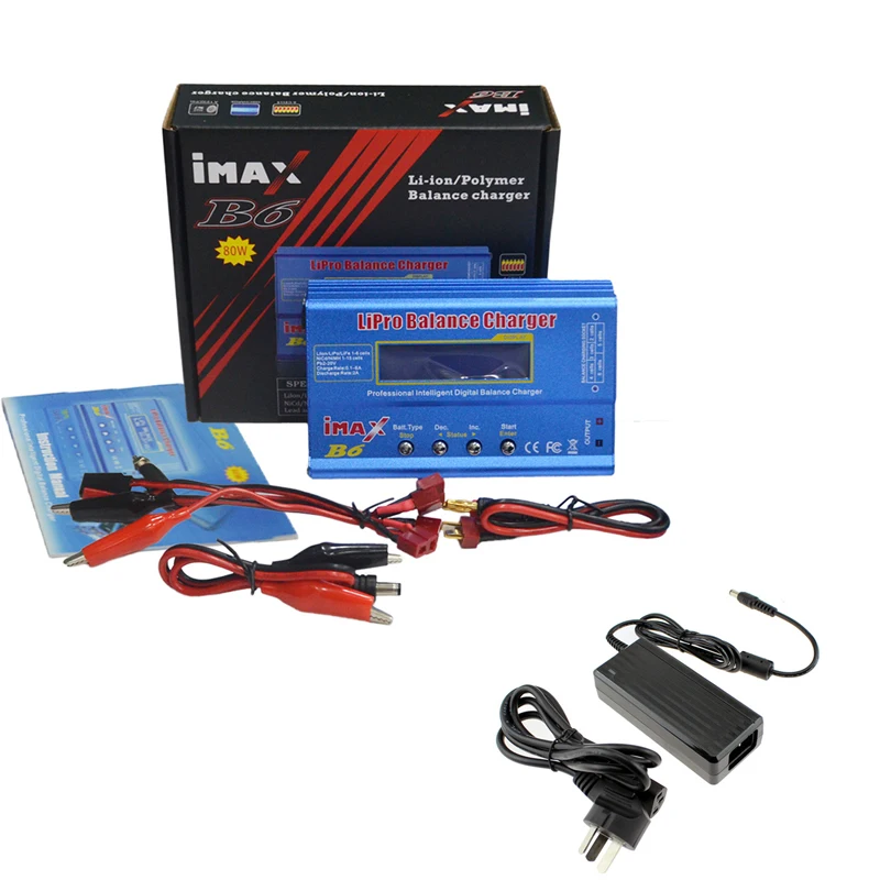 IMAX B6 цифровой RC Lipo Баланс Зарядное устройство Цифровое зарядное + 12 В 5А источник