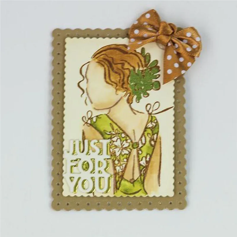 

YaMinSanNiO Letters Metal Cutting Dies for Scrapbooking Background Craft Dies Embossing Stencil Die Cuts for Card Making