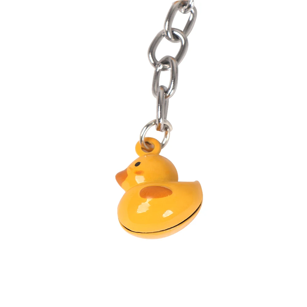 1 шт мультфильм дизайн Милая желтая утка колокольчик-брелок Женская сумка кулон брелок подарки