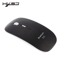 Hxsj портативная Bluetooth мышь 3,0 Беспроводная мини-мышь Бесшумная оптическая компьютерная мышь 1600 dpi щелчок Игровые мыши для Mac, ПК, ноутбука