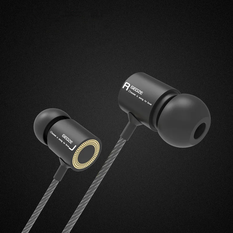 RUKZ R3 High End стерео наушники вкладыши с микрофоном для Мобильный телефон XBS бас