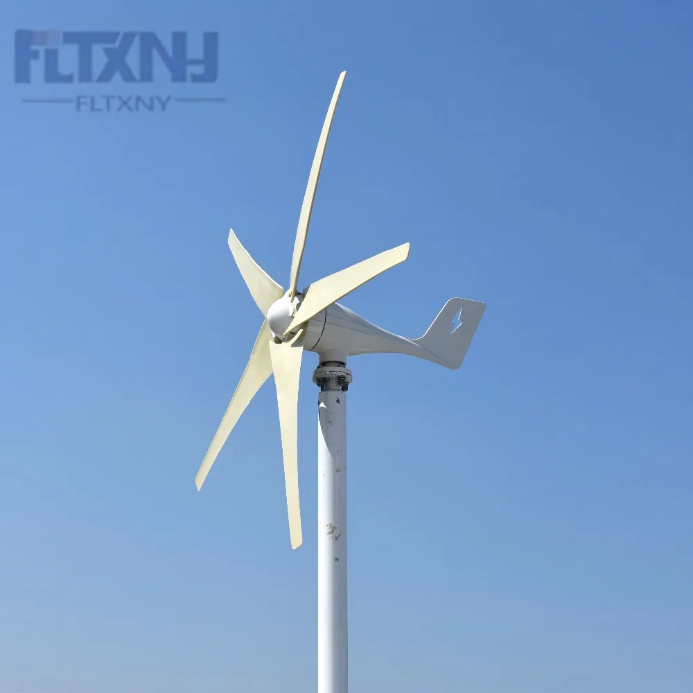 

Recommed 500W 12V 5 blades low start up speed horizontal residential wind mill turbine generator
