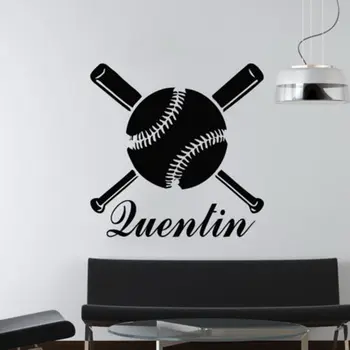

Baseball Car Windows Sticker Name Sports Decal Posters Vinyl Wall Decals Pegatina Quadro Parede Decor Mural Baseball Sticker