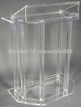 شراءالشحن مجانا جودة عالية سلامة التصميم الحديث رخيصة الاكريليك منبر