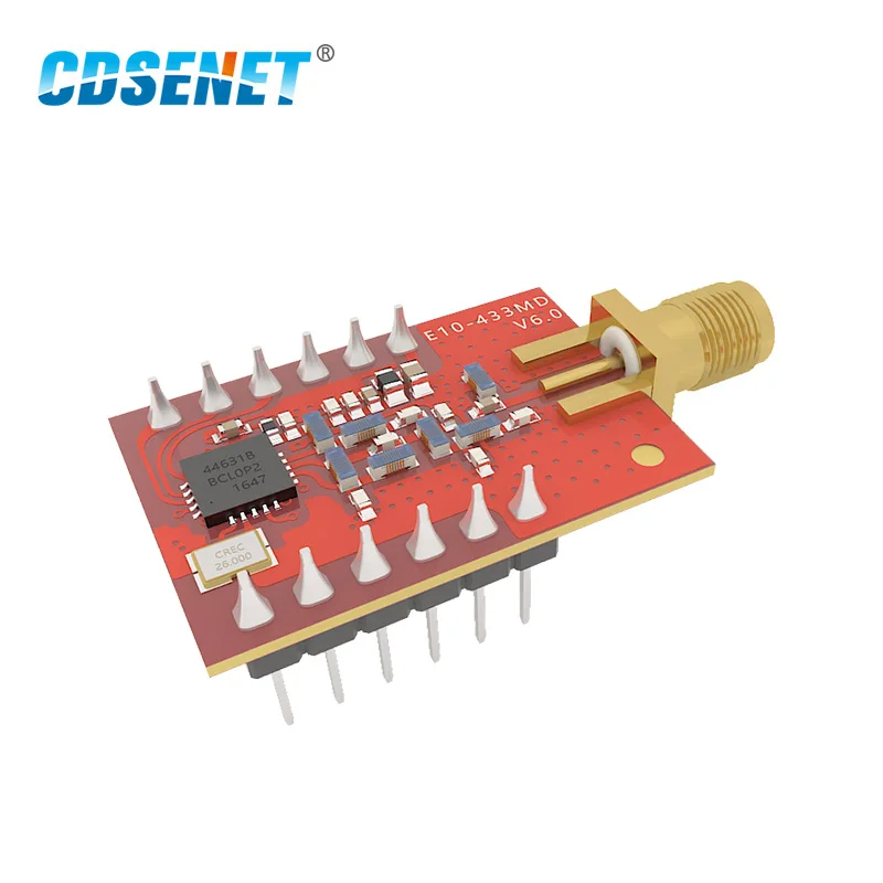 1 шт. 433 МГц SI4463 радиус действия РЧ модуль E10-433MD-SMA SPI iot беспроводной приемопередатчик 433 МГц РЧ передатчик приемник для Arduino