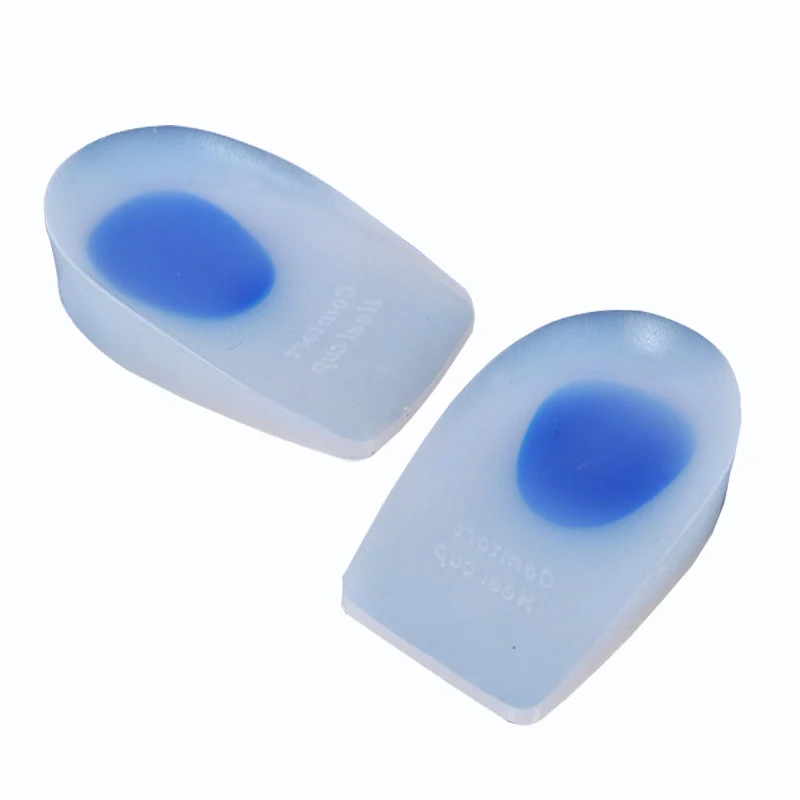 Super Soft Medical Silicone Gel Heel Pad Cushion Calcaneal Spur Heel Spur ACHILLES Shock Absorption Cup Insole Insert