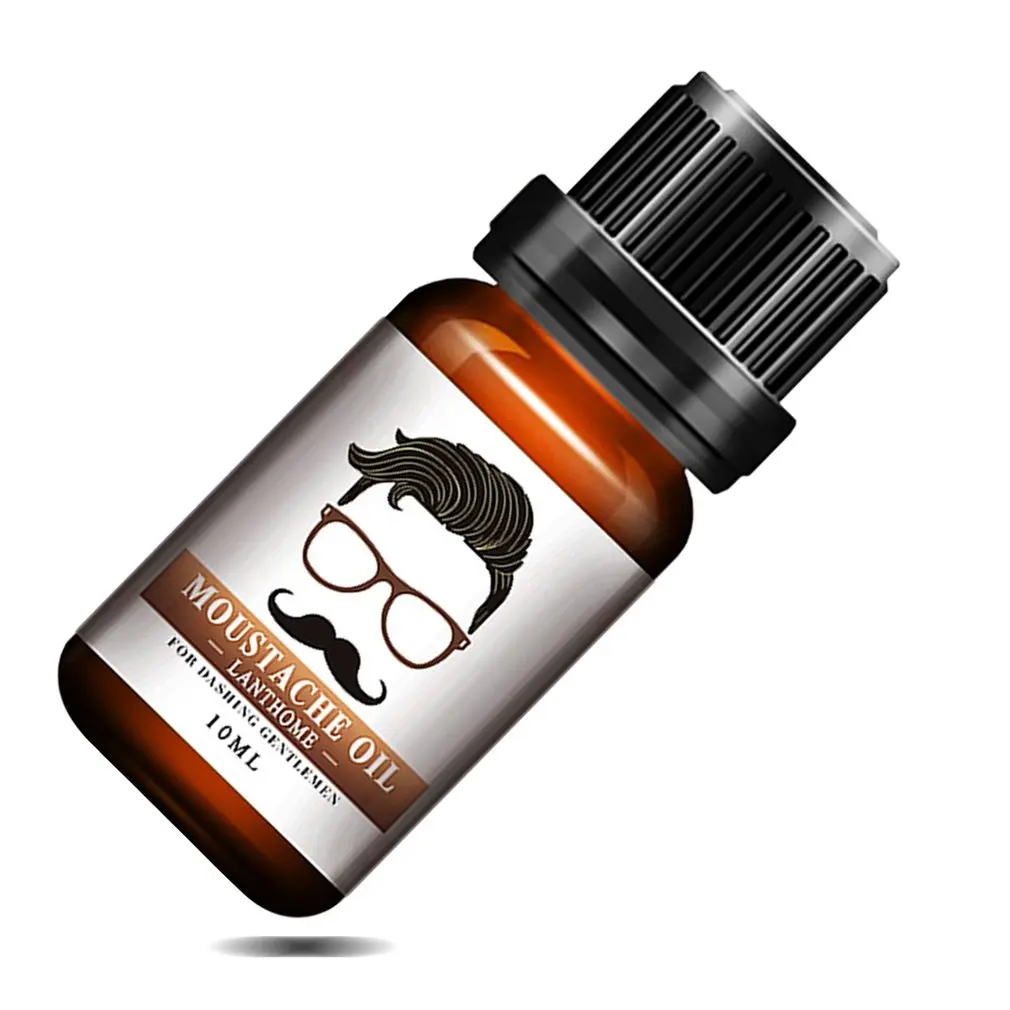 10 мл для мужчин натуральный органический укладки масло для усов увлажняющий разглаживания лихой для Мужской Бороды масло уход за кожей
