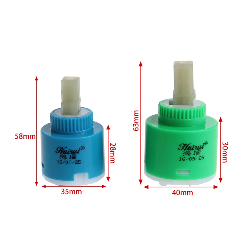 Hngchoige 35mm 40mm Ceramic Disc Cartridge Inner Blue And Green Faucet Valve Water Mixer Tap For Faucet Replace Part Ceramic Disc Cartridge Faucet Valveceramic Cartridge Aliexpress