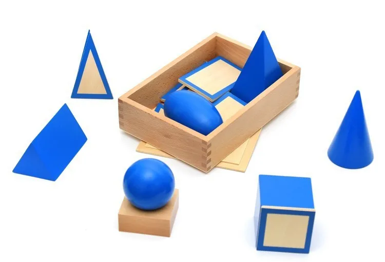 Детские игрушки tosgeometry стереонабор Детские Обучающие деревянные блоки Строительные блоки подарок