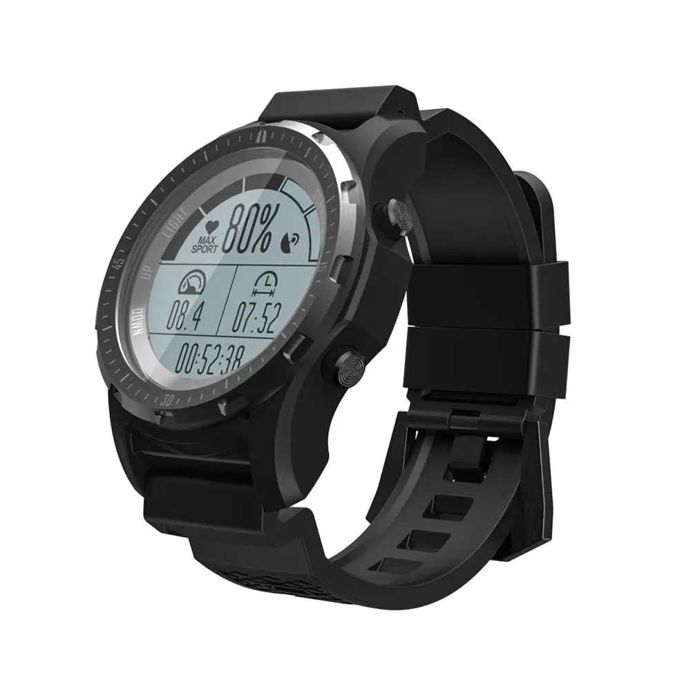 Спортивные Смарт-часы S966 Водонепроницаемый IP68 сердечного ритма ЭКГ монитор над уровнем моря Температура шагомер gps Bluetooth 4,0 Для мужчин Smartwatch