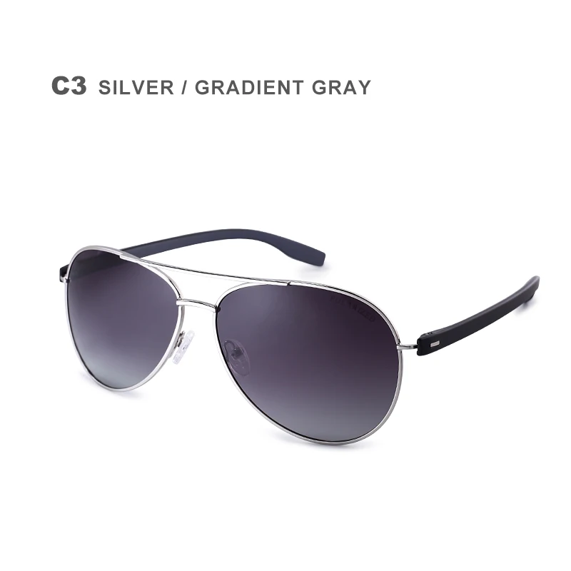 AOUBOU бренд Дизайн Лидер продаж Polarized Pilot Sunglasses Для мужчин UV400 вождения очки с коробкой металлический каркас леди тень Occhiali AB716 - Цвет линз: C3