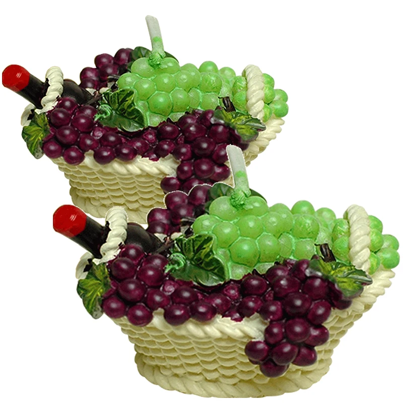 Wedding supplies wedding candles romantic creative gift birthday smokeless candles fruit basket small candle gift