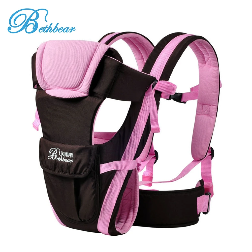 Beth Bear BethBear Breathable Baby Kangaroo Front Facing Baby Carrier 4 in 1 Infant Comfortable Sling Backpack Pouch Wrap