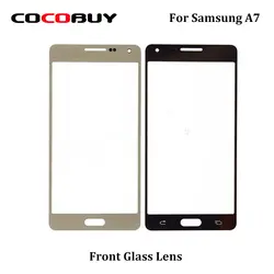 Бесплатная доставка 10 шт. спереди Стекло объектив для Samsung Galaxy A7 A700 5,5 "для телефона Замена