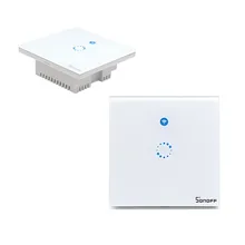 Sonoff T1 Wifi переключатель света Панель, британский стандарт 1 2 3 банды беспроводной умный дом RF/APP/сенсорный контроль настенный выключатель света, работа с Alexa/Nest