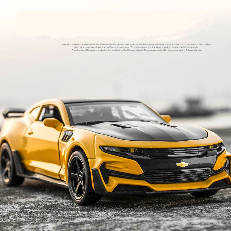 Cena 1 32 Diecasts i pojazdy zabawkowe szybka i wściekła kolekcja modeli samochodów Chevrolet Camaro samochody zabawkowe dla dzieci prezent na boże narodzenie