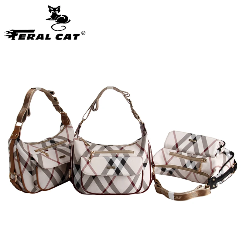 red Black Sauvage Dame Marque Pu orange Fille Croix Femme Haute Sac Épaule 2019 Chat Qualité 7105 Mode Femmes De corps Plaid En Cuir Sacs Luxe FwqBTnSd