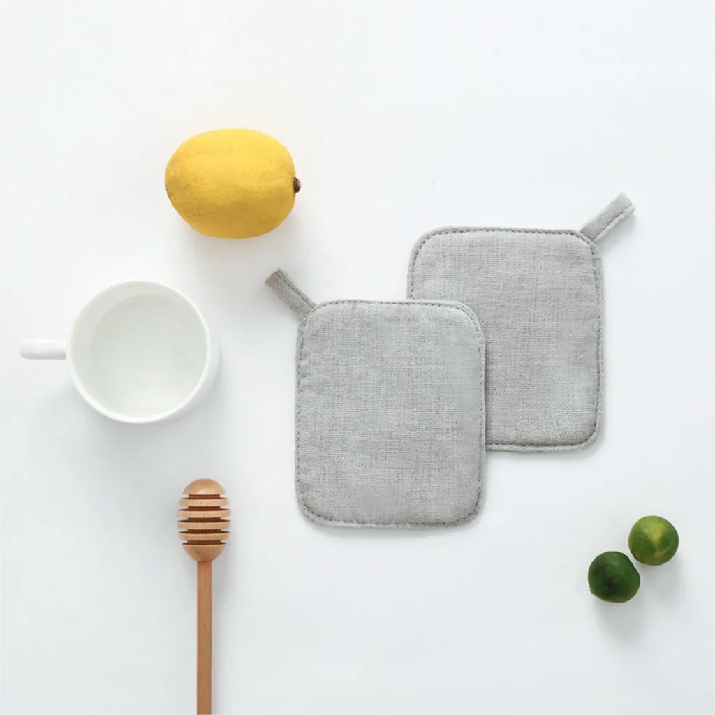 

No2019n-toxicKitchen Tool Soft Heat Resistant Mat Cup Coaster Home Decor Accessories Insulation Non-Slip Silicone4pz