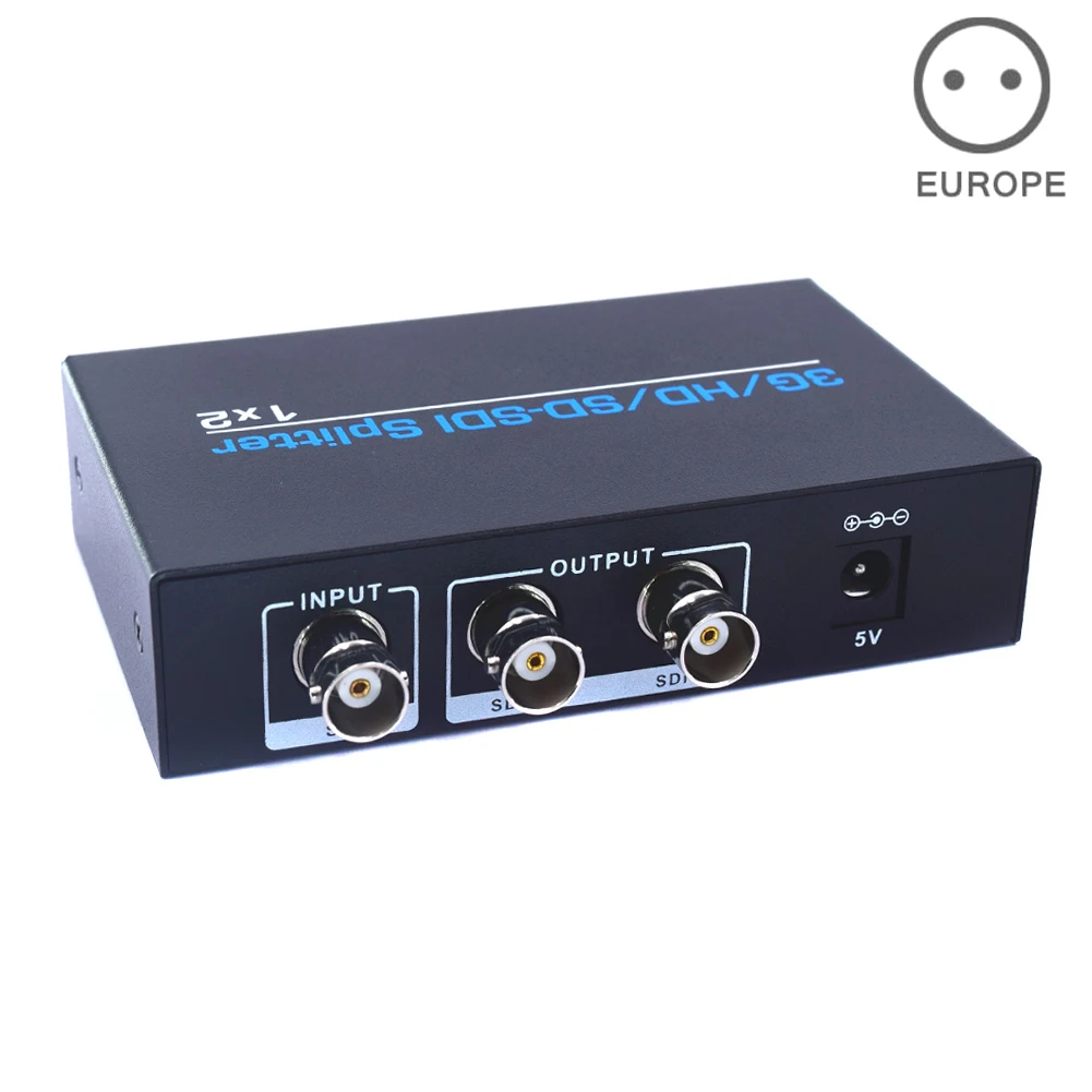 

New 1x2 3G HD SD-SDI Video Splitter BNC 1 In 2 Out Distributor 1920*1080p for HDTV