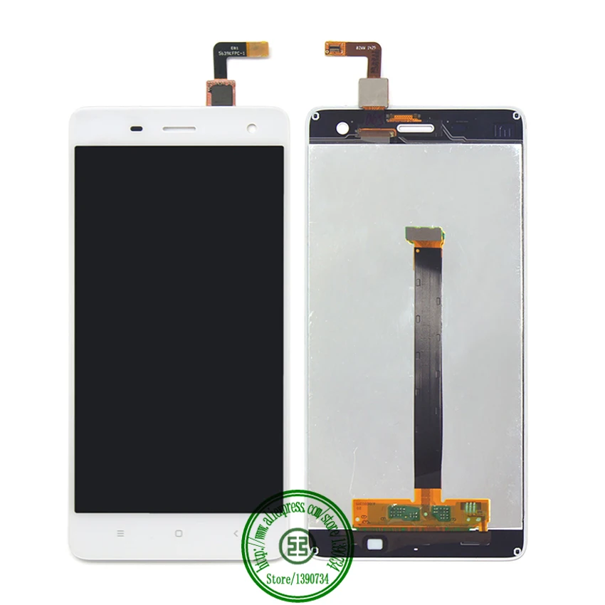 

White Top Quality Working Full LCD Display Touch Screen Digitizer Assembly For Xiaomi 4 m4 mi4 SmartPhone Panel Repair parts