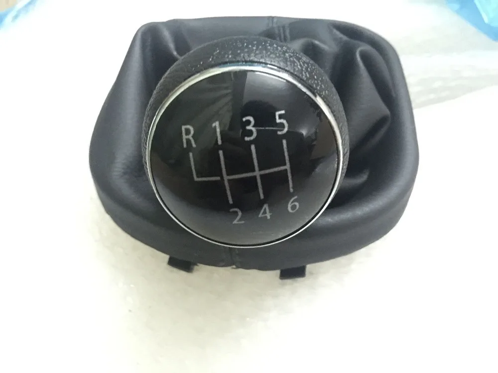 

6 SPEED FOR VW VOLKSWAGEN CADDY 2 II MK2 TOURAN GEAR Shifter KNOB LEVER GAITOR BOOT COVER BLACK 2004 2005 2006 2007 2008 2009
