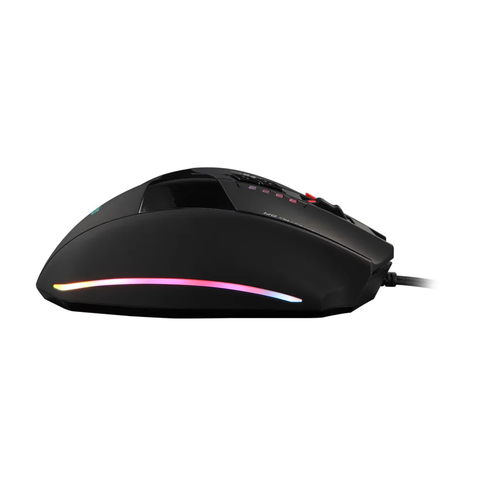 Zelotes C13 игровая мышь 7000 dpi 13 программируемых кнопок RGB светодиодный светильник мыши