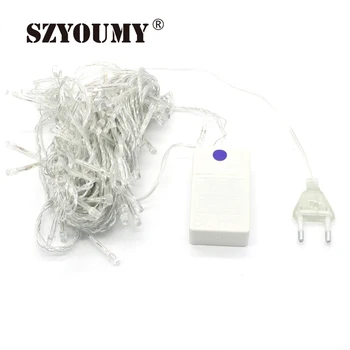 

SZYOUMY Retail 10M Led String Light RGB color 100led 110V-220V Christmas light Decoration Light for Party Wedding Free shipping