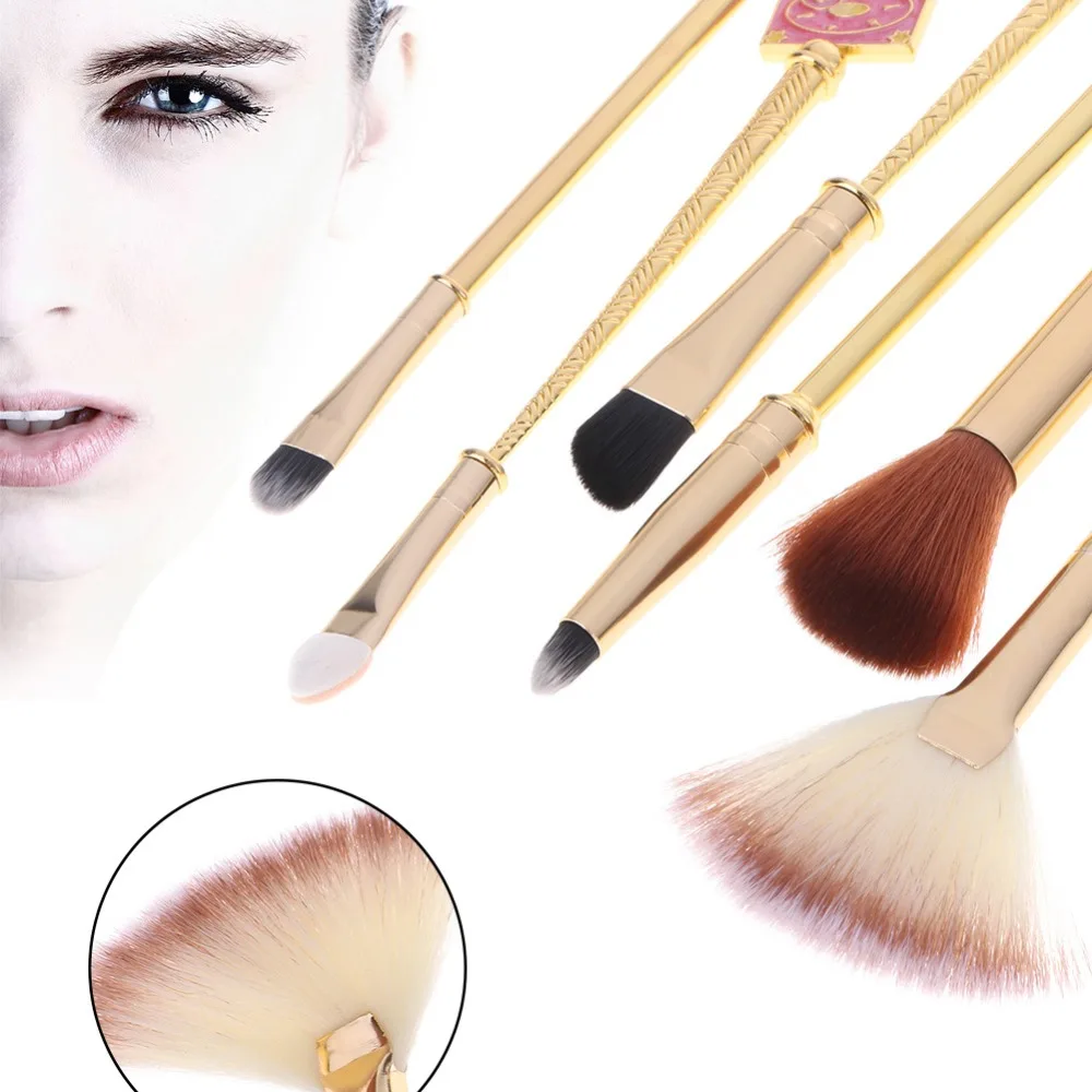 Mystic Xx World Skup Tanie 2 Style Anime Magiczna R Oacute Zdzka Pedzle Do Makijazu Zestaw Sailor Moon Kosmetyczne Szczotki Narzedzi Twarzy Oczu Uroda Ceny