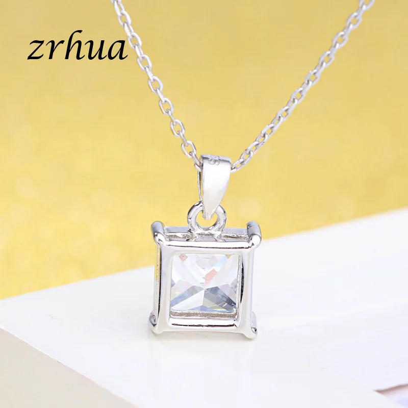 ZRHUA бренд Стерлинговое Серебро 925 пробы оригинальное ювелирное изделие из