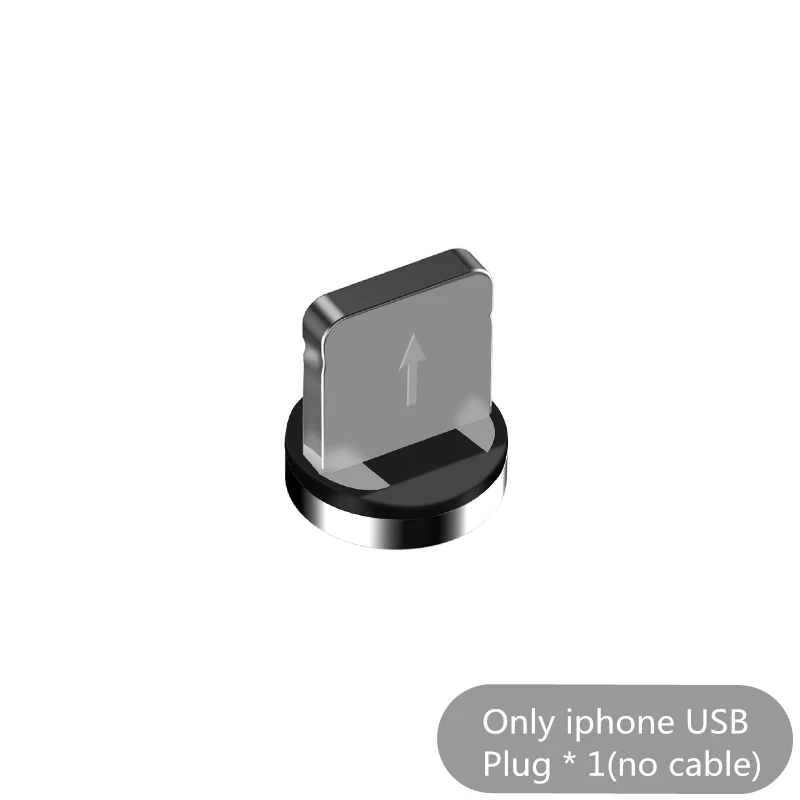 KingFriend Магнитный Micro USB кабель для iphone type C 5A быстрое зарядное устройство микро Магнитный кабель Android телефонный кабель для samsung - Цвет: only iphone plug