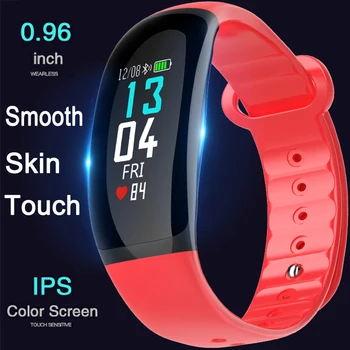 

0.96 Inch IPS Smartwatch Pedometer Activity Monitor Smart Wristband Heart Rate Tracker Sleep Blood Oxygen Waterproof Smart Band
