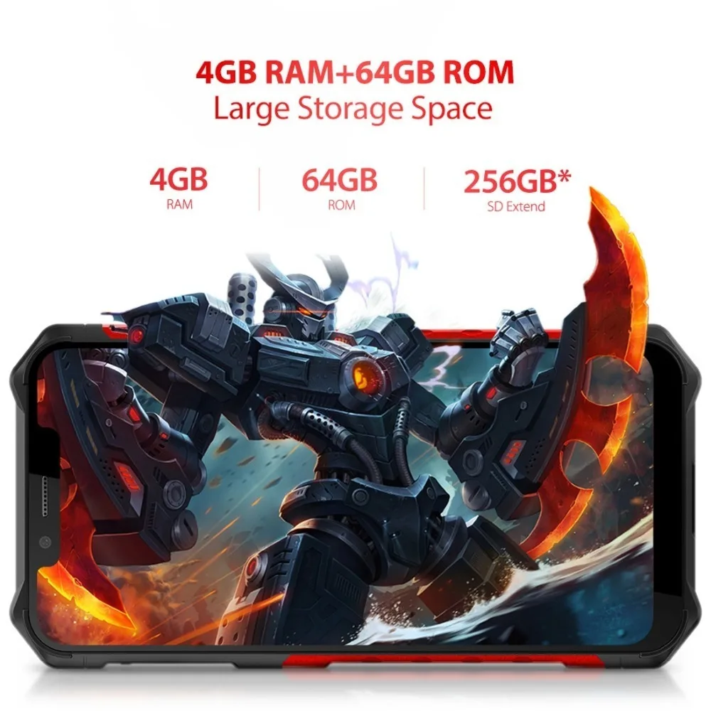 Ulefone Armor 6E IP68 прочный противоударный мобильный телефон Android 9,0 6,2 "4G + 64G мобильный телефон NFC телефоны беспроводной зарядки 4G смартфон