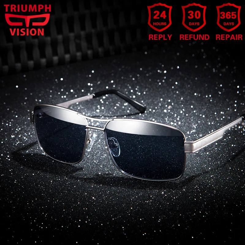 Солнцезащитные очки TRIUMPH VISION мужские поляризационные фотохромные от