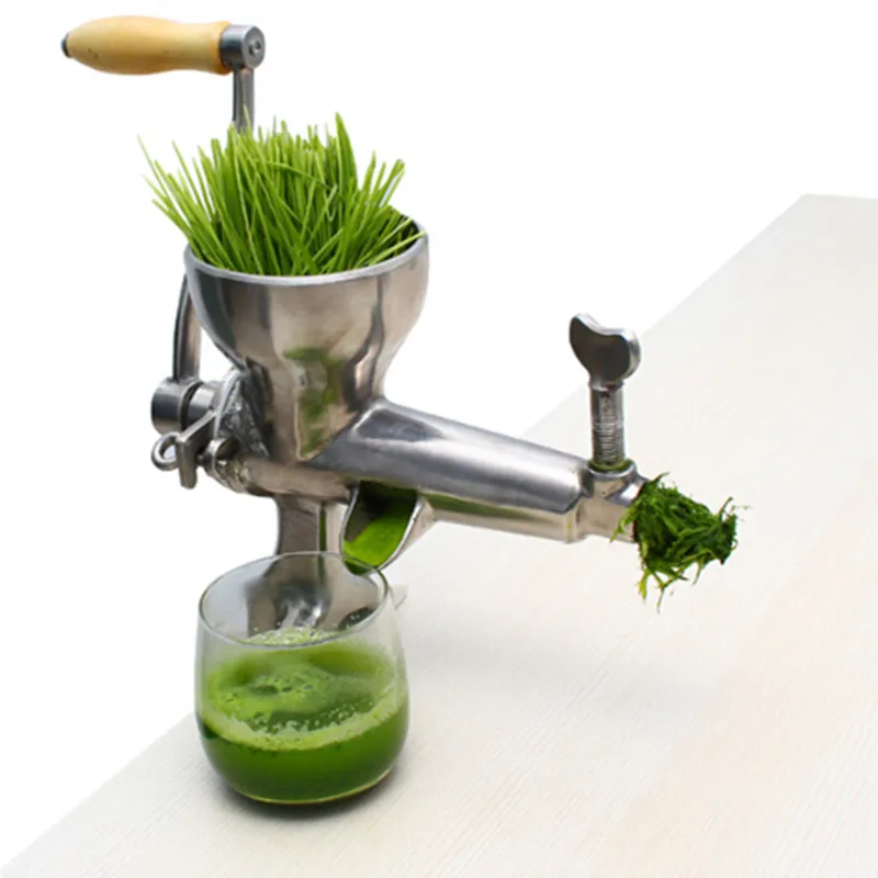 Stainless steel manual hand wheat grass wheatgrass slow Juicer Vegetables orange extractor machine Stainless steel manual hand wheat grass wheatgrass slow Juicer Vegetables orange extractor machine