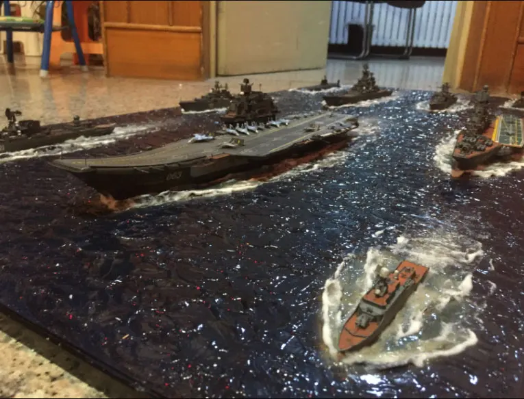 1: 700 диорама холодная война бывший советский военно морской самолет модель