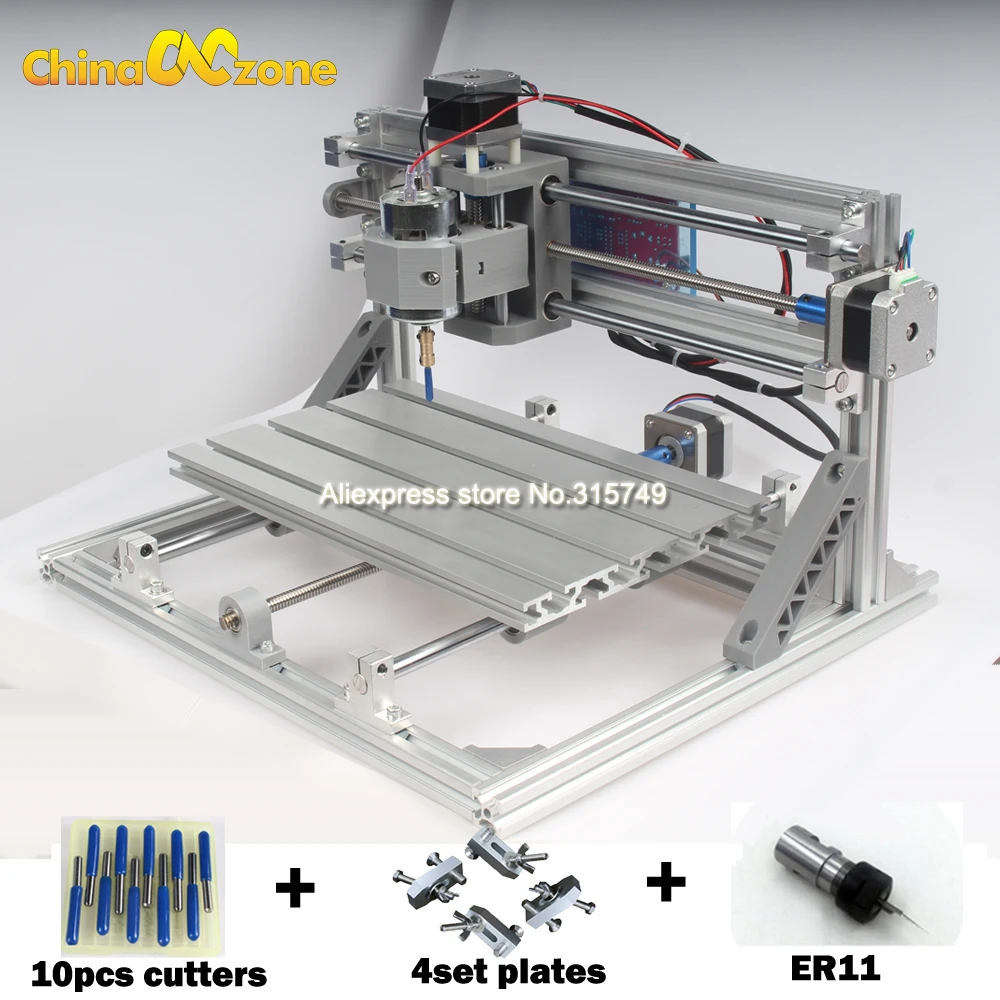3018 DIY Мини CNC3018 лазерный гравировальный станок фрезерный для печатных плат дерева