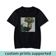 Новинка, повседневные футболки с принтом Ариана Гранде, женская и мужская одежда,, топы с коротким рукавом, Kpop футболки, плюс размер, на заказ