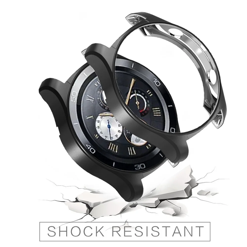 

For HUAWEI WATCH 2 Pro Case Plating TPU Cover Shockproof Screen Protector Frame 2019 New Clock Shell Accessories Bumper